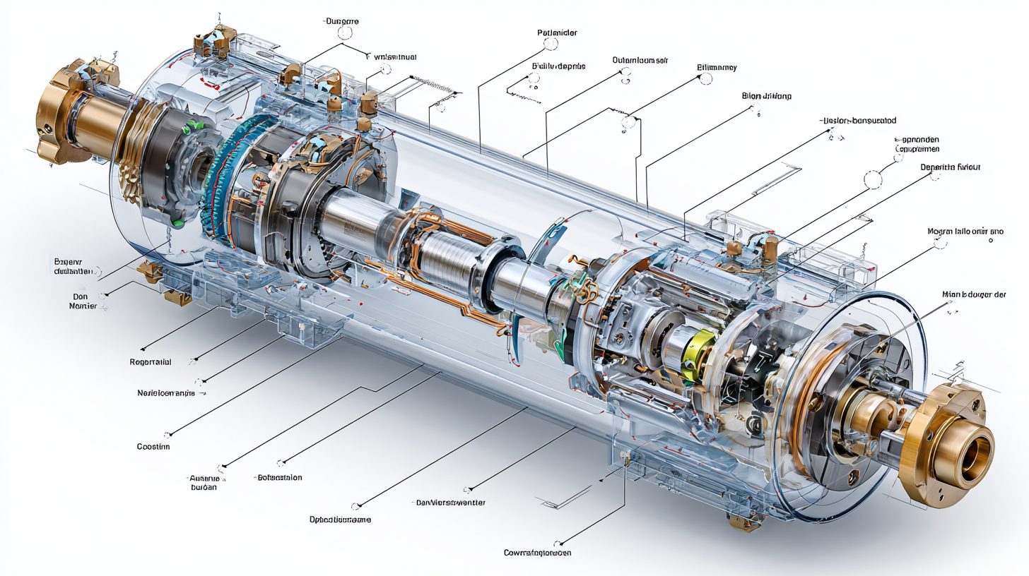 Схема конструкции поворотного пневмопривода с лопастями и валом