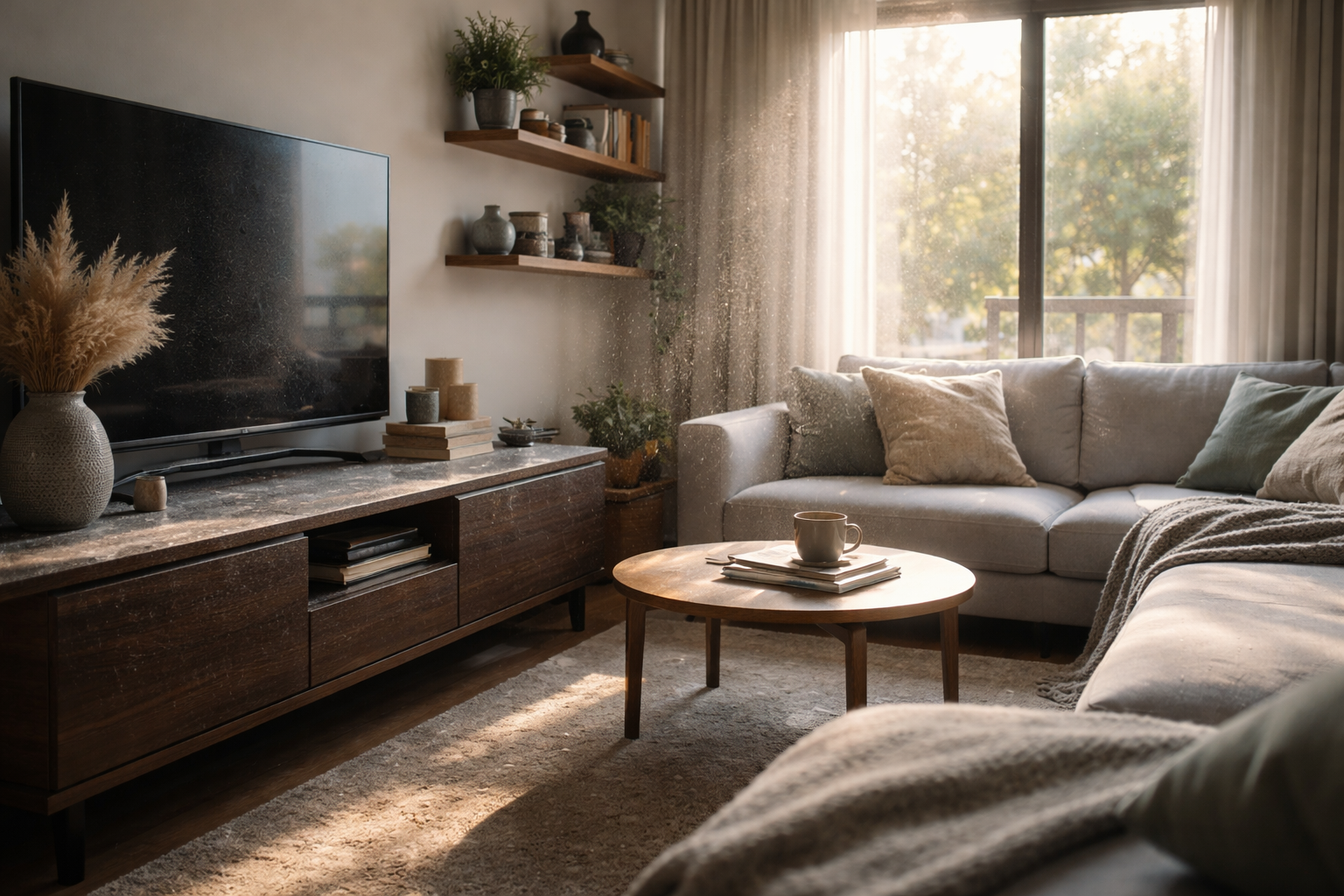 Пыль после уборки