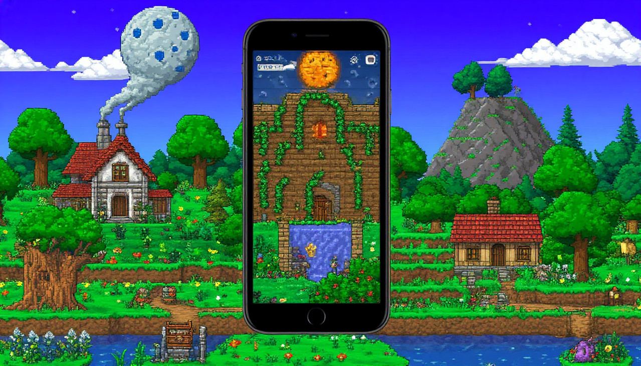 Terraria на телефоне