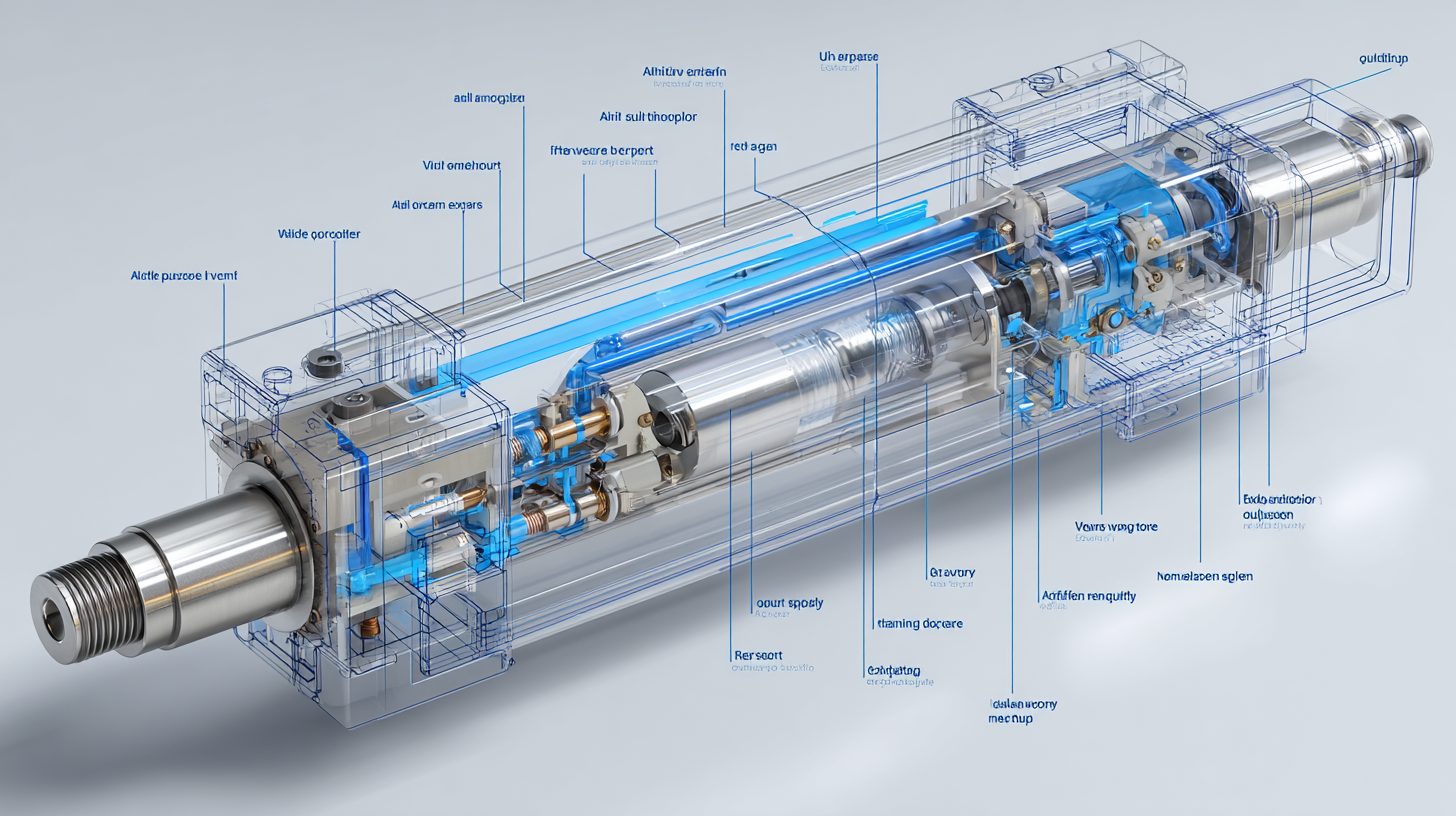 Схема принципа действия поворотного пневмопривода с подачей воздуха